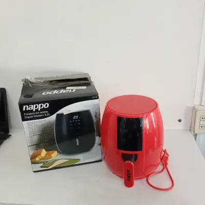Fritadora Marca Nappo Modelo Nef-138 Nuevo Sin Uso Acc: En Caja PiensasManualDe 3.2 Litros Comentario: Air Flyer De Color Rojo