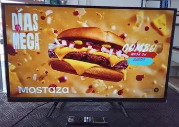 Televisor Led Smart De 32 '' Marca Aiwa Modelo Aw32b4sm Con Control Usado En Buen Estado Acc Patitas