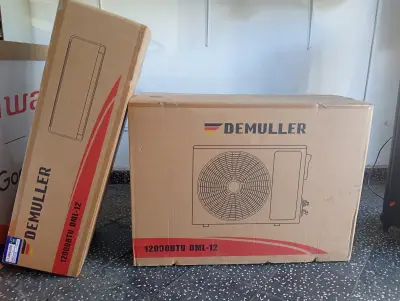 Aire Acondicionado Tipo Split Marca Demuller Potencia Btu : 12.000 Con Kit Instalacion Con Control Modelo Dmlht1g-12r1aa1 Nuevo Sin Uso Con Caja Acc: No Tiene
