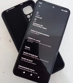 Celular Marca Xiaomi Modelo Redmi Note 11 Memoria Ram 4 Gb Almacenamiento Interno 128 Gb Acc Con Case Color Negro