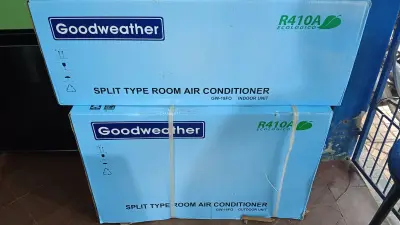 Aire Acondicionado Tipo Split Marca Goodweather Potencia Btu : 18.000 Sin Kit Instalacion Con Control Modelo Gw-18f0 Nuevo Sin Uso Con Caja Acc: No Tiene