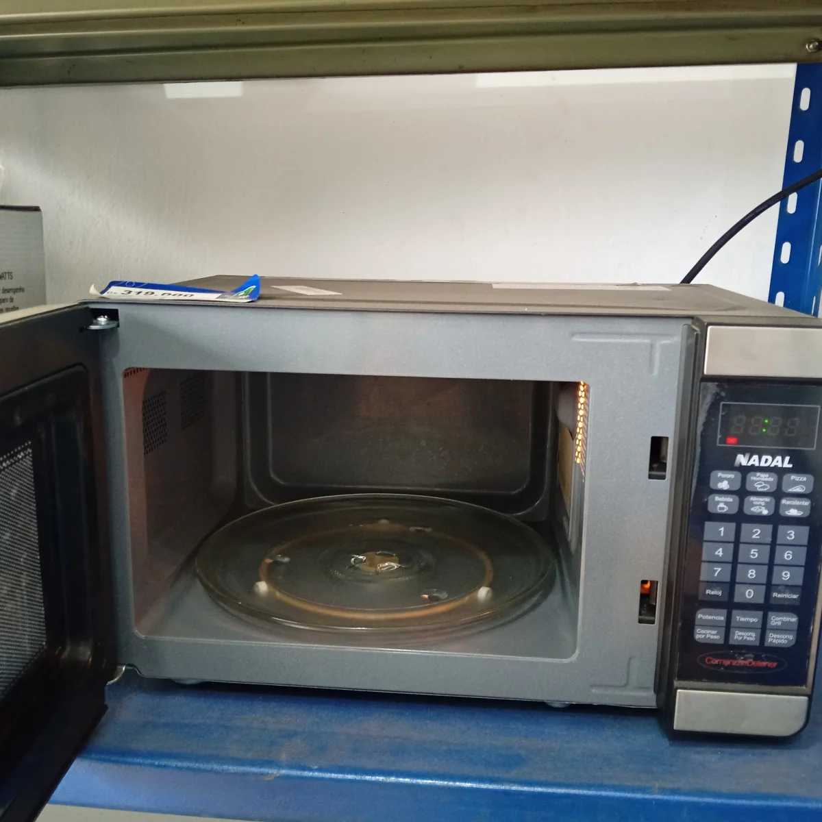 Microondas Marca Nadal Modelo Mon23l2020 Usado En Buen Estado Acc PlatoPanel Digital