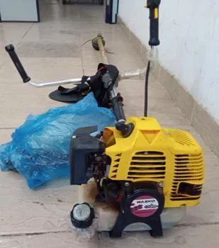 Foto 2 de Desmalezadora Marca Wasko Modelo Wmg743c Usado En Buen Estado Original Si Acc Ccabezal C/ NylonArnesAceiteLlave