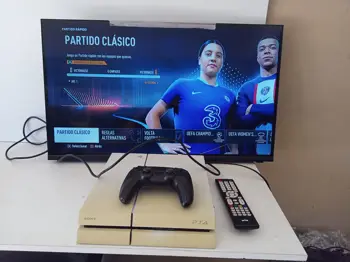 Juego Electronico Ps4 Marca Sony Modelo Cuh-1216a Disco Duro : 500 Gb Con Control Sin Caja Usado Con Desgaste Acc: Cable Power Cable Hdmi