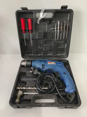 Taladro Marca American Hobby Line Modelo No Tiene Usado En Buen Estado Acc 4 Mechas2 Desarmadores (Punta Plana Y Cruz)LlaveMartilloManija
