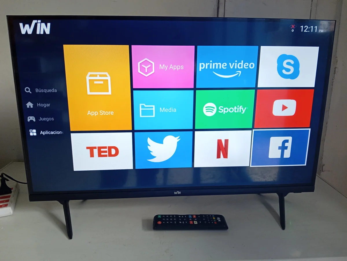 Foto 2 de Televisor Led Smart De 32 '' Marca Win Modelo Win32fs Con Control Usado En Buen Estado Acc No Tiene