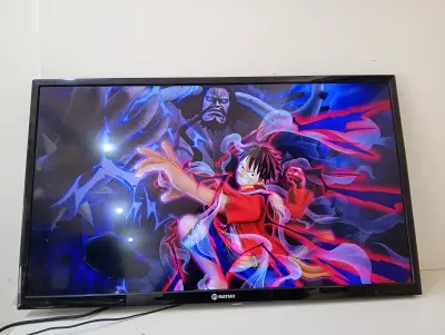 Televisor Led Convencional De 43 '' Marca Matsui Modelo No Tiene Usado En Buen Estado Con Control Con Caja Acc Sin Patitas