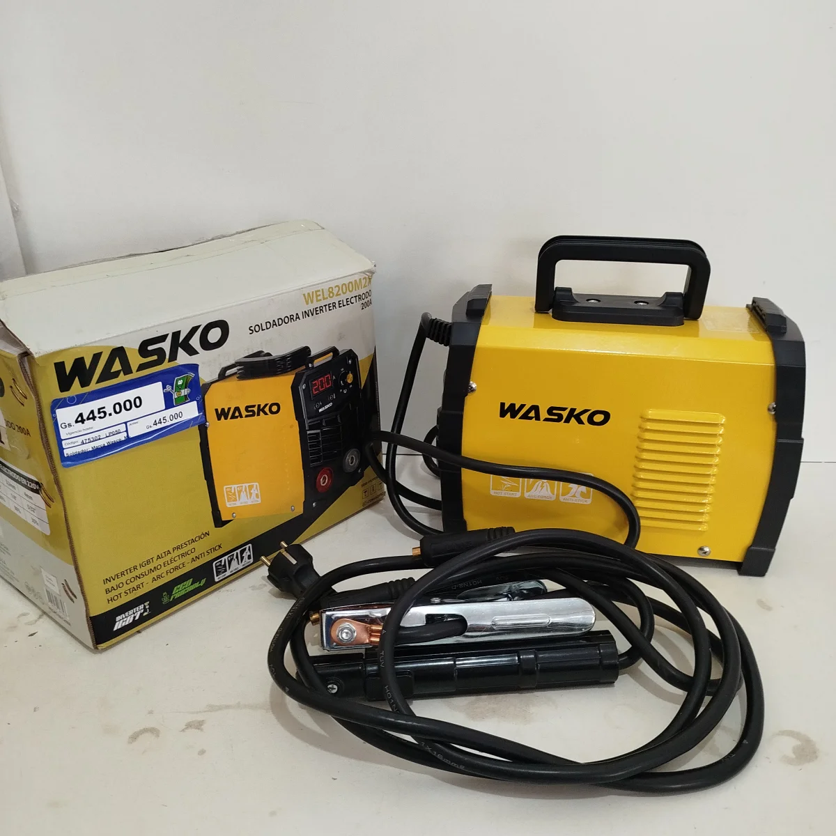 Soldador Marca Wasco Modelo Wel8200m2x Usado En Buen Estado Acc Caja