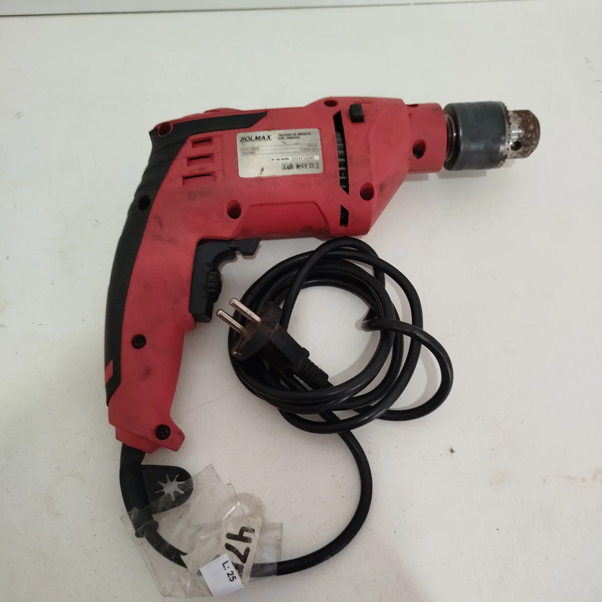 Foto 2 de Taladro Marca Solmax Modelo Smid550 Usado Con Desgaste Acc No Tiene