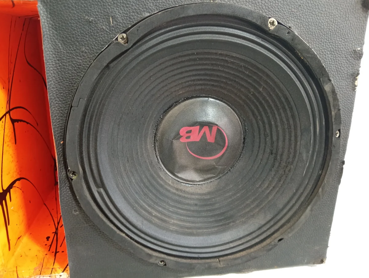 Foto 2 de Caja C/ Parlantes Para Auto Usado En Buen Estado Acc Buffer Corneta Twistter
