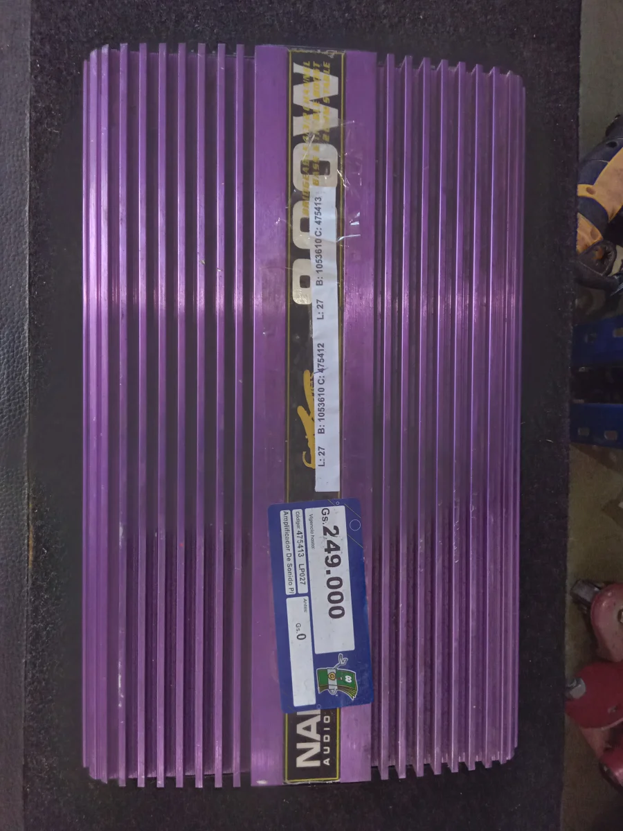 Foto 3 de Amplificador De Sonido P/ Automovil Marca Napoli Modelo Nlp610gx Usado En Buen Estado Acc No Tiene