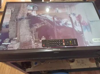 Televisor Led Smart De 32 '' Marca Aiwa Modelo Aw32b45sm Con Control Usado En Buen Estado Acc No Tiene