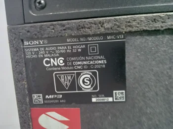 Foto 3 de Parlante Portatil Marca Sony Modelo Mhcv13 Usado En Buen Estado Con Bt Acc Bt Cable Cte