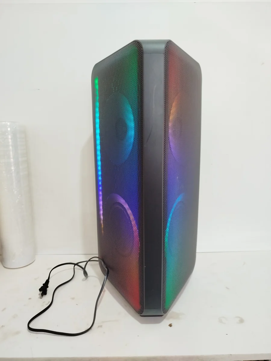 Caja De Sonido Amplificada Marca Samsung Modelo M-St50b Sin Control Usado En Buen Estado Acc Luces