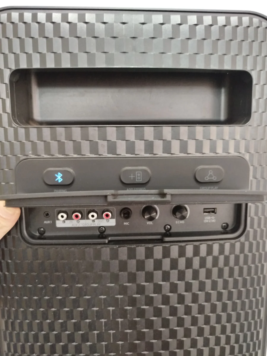 Foto 3 de Caja De Sonido Amplificada Marca Samsung Modelo M-St50b Sin Control Usado En Buen Estado Acc Luces