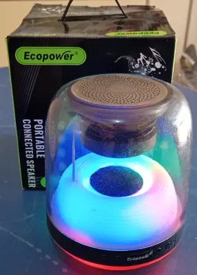 Speaker Potencia Watts No Tiene Marca Ecopower Con Control Modelo Ep-2529 Usado En Buen Estado Con Caja Acc Luces
