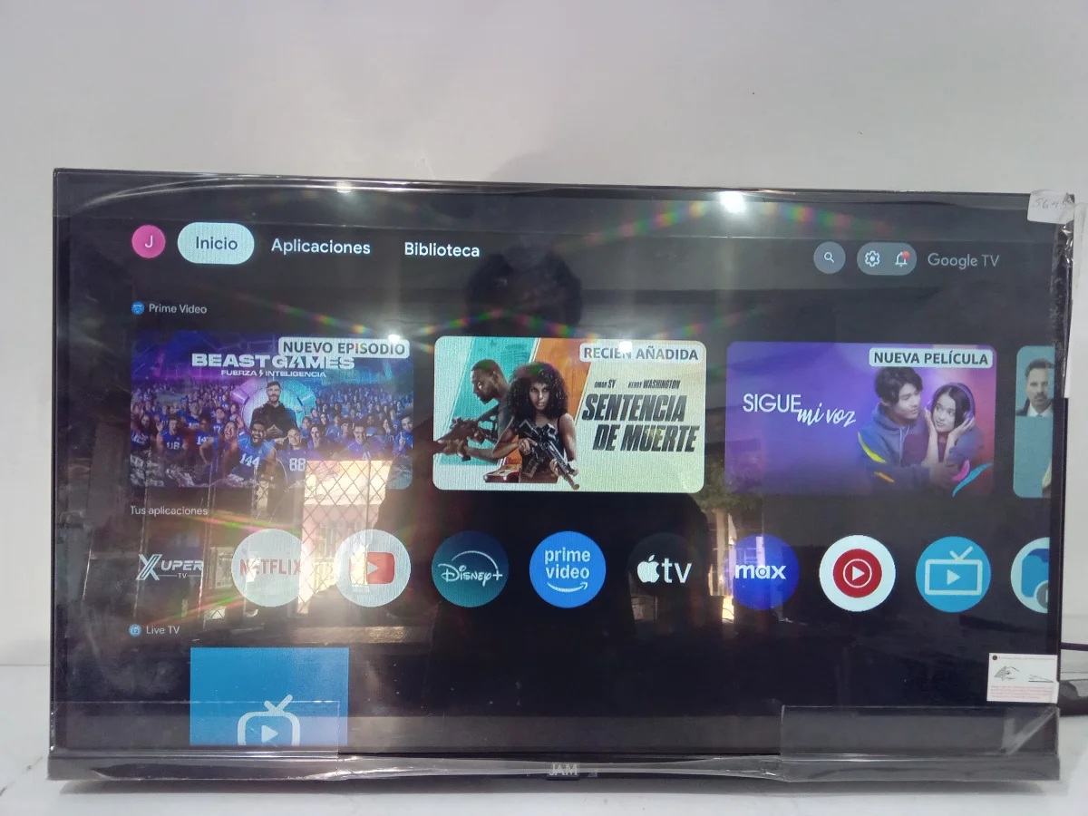 Televisor Led Smart De 32 '' Marca Jam Modelo Ultrasgtm-32gfs Con Control Usado En Buen Estado Acc No Tiene