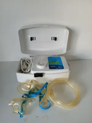 Nebulizador Marca Aspen Modelo Nu610 Usado Con Desgaste Acc: 2 Mascarillas Y Manguera Comentario: Mascarillas Y Manguera En Estado Regular