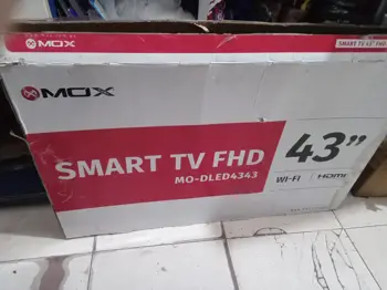 Televisor Led Smart De 43 '' Marca Mox Modelo Mo-Dled4343 Con Control Usado En Buen Estado Acc Caja