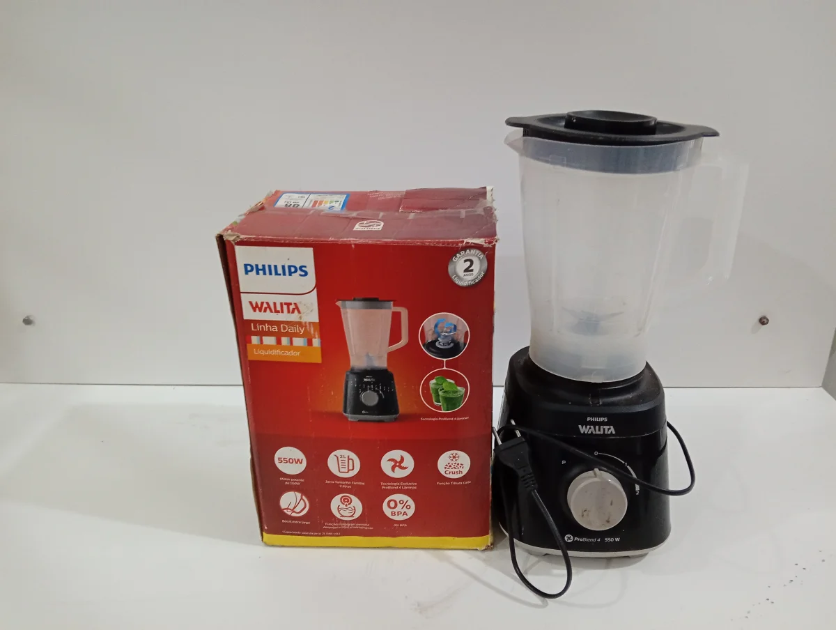 Licuadora Marca Philips Walita Modelo R12110 Velocidades Usado En Buen Estado Acc CajaVaso De Plastico