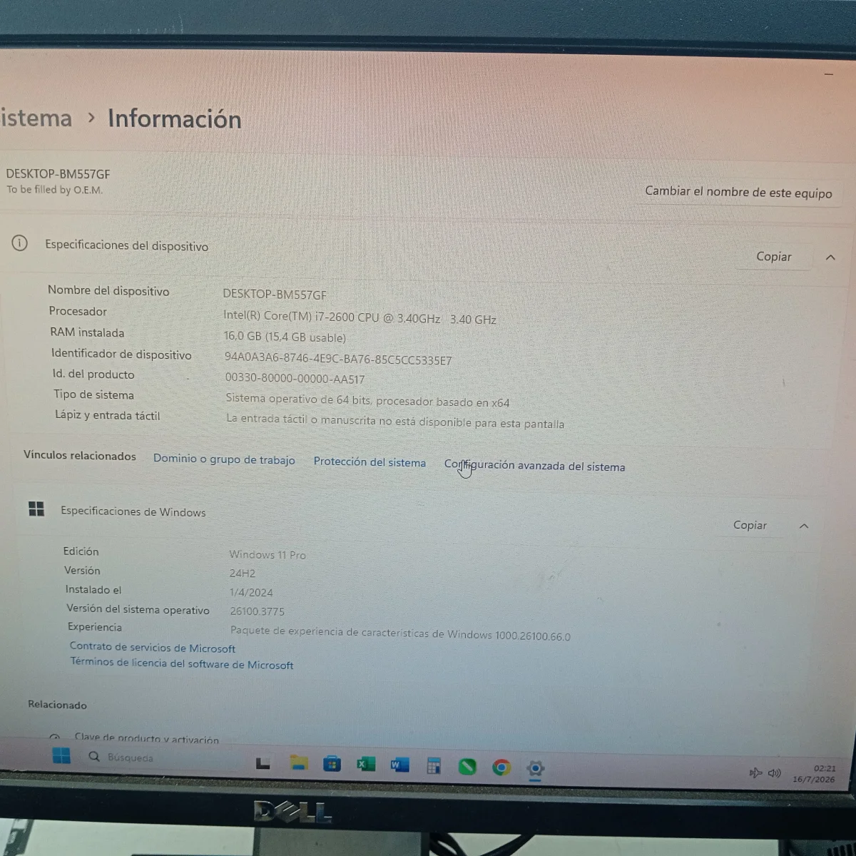 Foto 3 de Computadoras De Escritorio Marca Sate Modelo No Tiene Usado En Buen Estado Procesador Intel Core I7-2600 3.40 Ghz Memoria Ram 16 Gb Disco Duro 446 Gb Acc Teclado Marca SateMouse Marca SateMouse Pad Color Azul2 Parlantes SateCable Ccte
