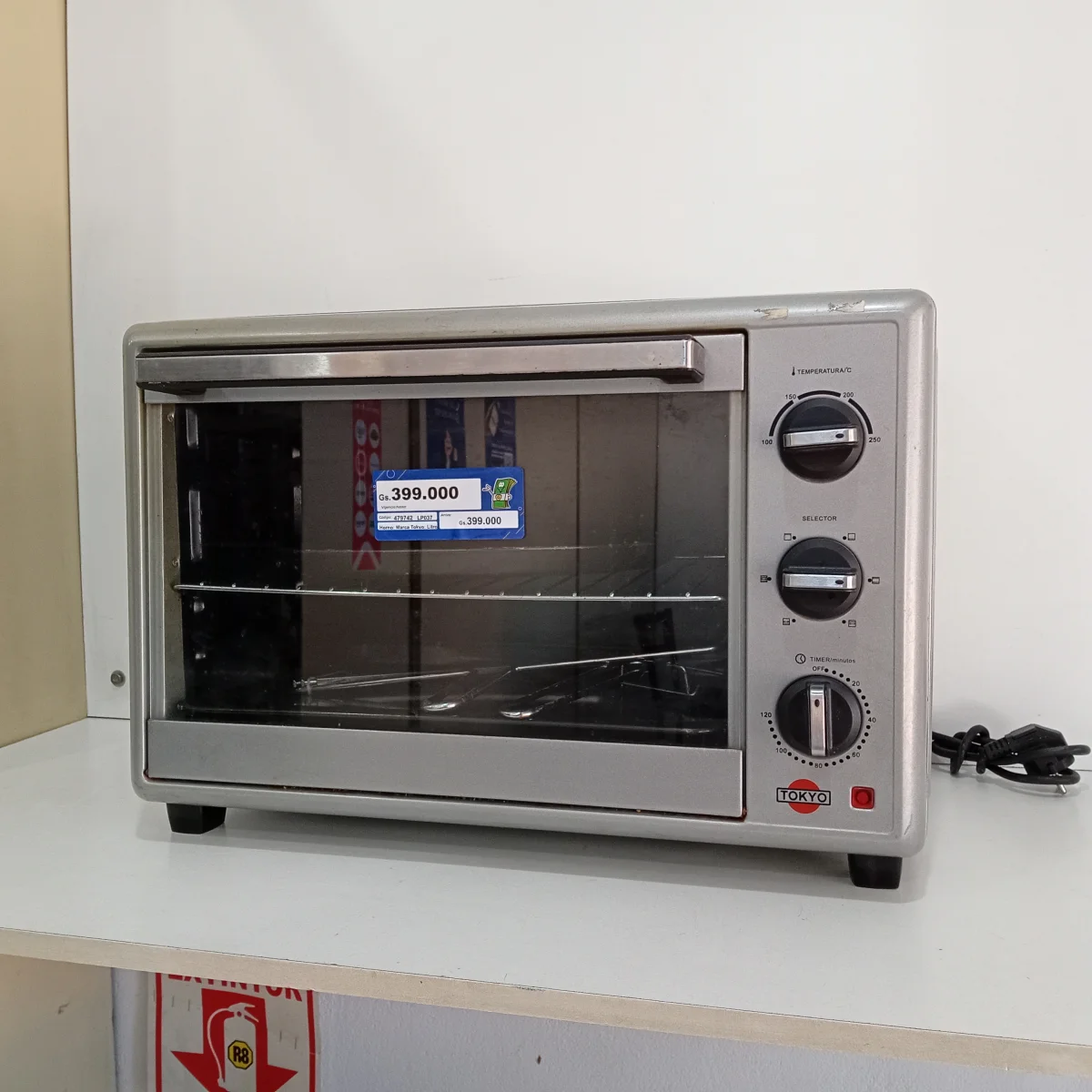 Horno Marca Tokyo Litros 36 Modelo Edtheelite36re-N Usado En Buen Estado Acc Parrilla2 BandejaAccesorio Para Spiedo