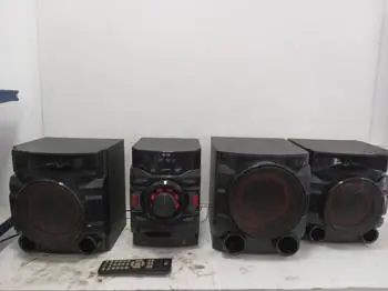 Equipo De Sonido Marca Lg Con Control Modelo Cm4540 Usado En Buen Estado Acc 2 Parlantes1 Woofer2 UsbDiscoRadio
