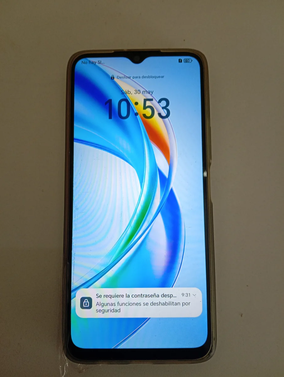 Celular Marca Honor X5b Plus Modelo Gfy-Lx3 Memoria Ram 4 Gb Almacenamiento Interno 256 Gb Acc Con Estuche Trasparente