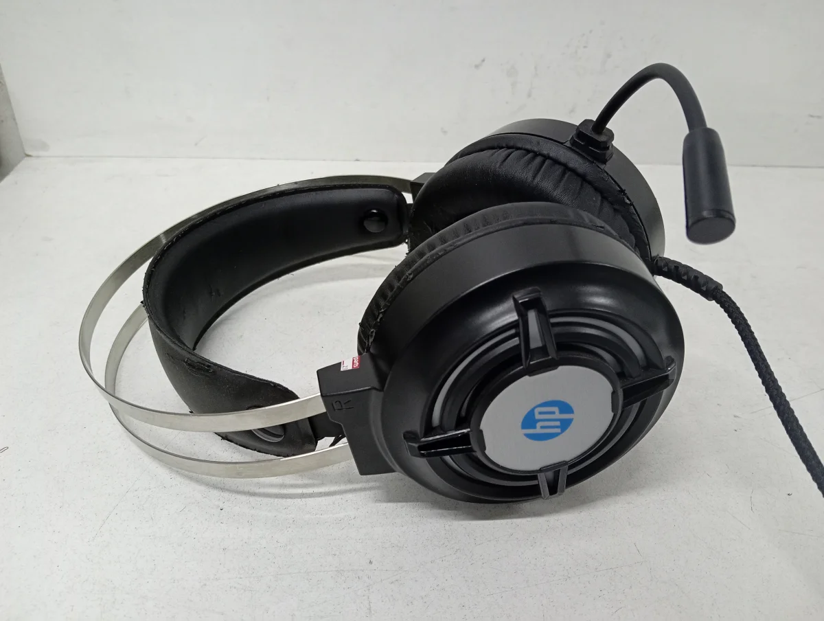 Auricular Marca Hp Modelo Tipo Vincha Usado En Buen Estado Con No Tiene Acc Tipo GamerC/ MicrofonoCable Usb Y Doble Plus