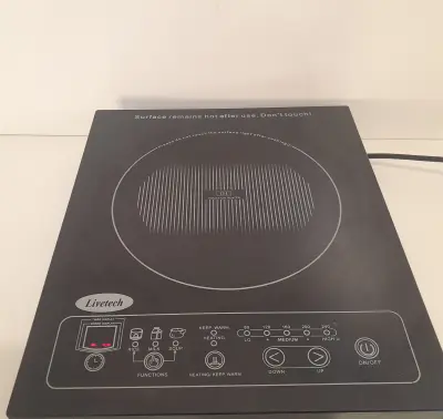 Cocina Electrica Tipo : Inducción Marca Livetch Modelo Bt190-6 Usado En Buen Estado Acc: No Tiene