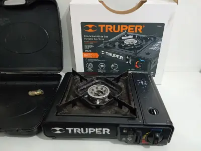 Cocina A Gas Marca Truper Modelo Sin Usado En Buen Estado Acc CajaEstuche1 Hornalla
