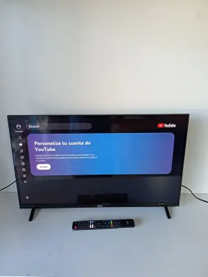 Televisor Led Smart De 32 '' Marca Jam Modelo Ultraslim 32fcs Con Control Usado En Buen Estado Acc Patitas