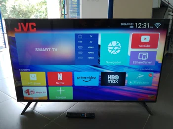 Televisor Led Smart De 55 '' Marca Jvc Modelo Lt-55n775u Con Control Usado En Buen Estado Acc Patitas