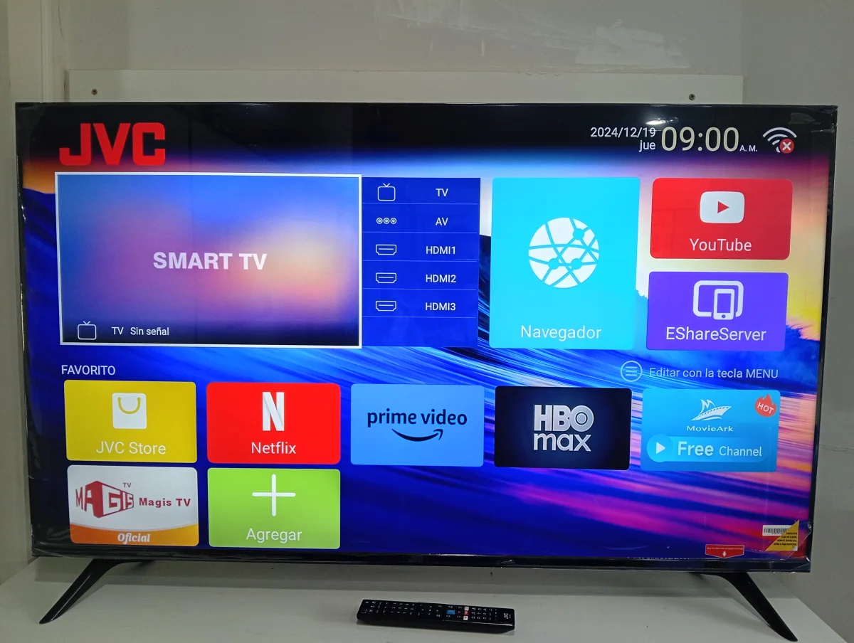 Foto 3 de Televisor Led Smart De 55 '' Marca Jvc Modelo Lt-55n775u Con Control Usado En Buen Estado Acc Patitas