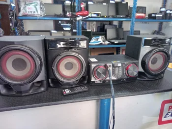 Equipo De Sonido Marca Lg Con Control Modelo Cj45 Usado En Buen Estado Acc 2 Parlantes 1wofer