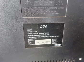 Foto 3 de Televisor Led Smart De 32 '' Marca Luo Modelo Lu510 Con Control Usado En Buen Estado Acc Caja