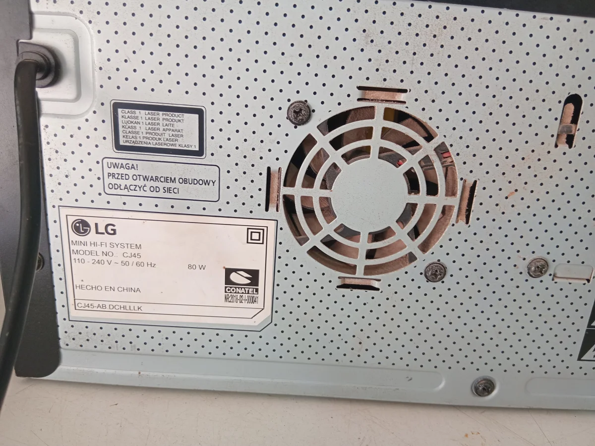 Foto 2 de Equipo De Sonido Marca Lg Con Control Modelo Cj-45 Usado En Buen Estado Acc 3 ParlantesControlBtUsb