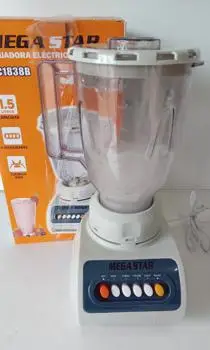 Licuadora Marca Mega Star Modelo Kc1838b Velocidades Usado En Buen Estado Acc: Jarra De PlasticoEn Caja