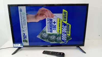 Televisor Led Convencional De 32 '' Marca Tokyo Modelo Phd-N Usado En Buen Estado Con Control Sin Caja Acc Dos Patitas Control