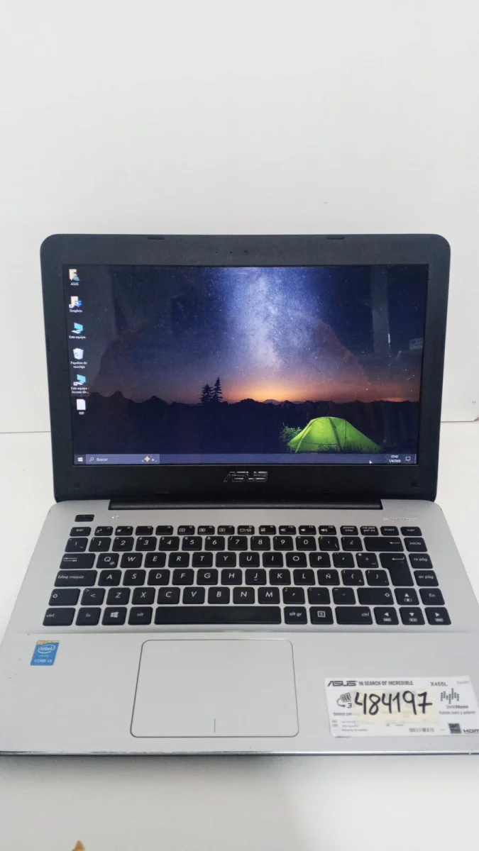 Notebook Marca Asus 15 Modelo Desktop-1la134q Procesador I3 Memoria Ram 4 Gb Disco Duro 128 Gb Generacion No Tiene Acc Cargador Original