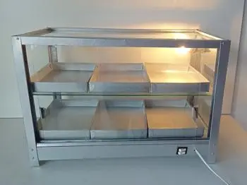 Exhibidor De Alimentos Marca No Tiene Modelo No Tiene Usado En Buen Estado Acc: C/ CalentadorSeis BandejasFoco