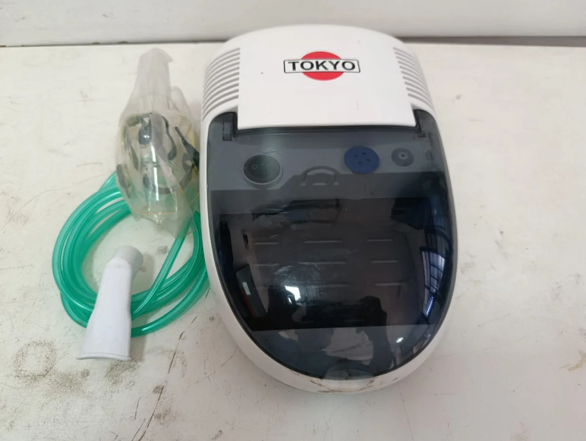 Nebulizador Marca Tokyo Modelo Edtnfreshair Usado En Buen Estado Acc Manguerita2 MascarillasRecipiente Para MedicamentoEn Caja Estropeada