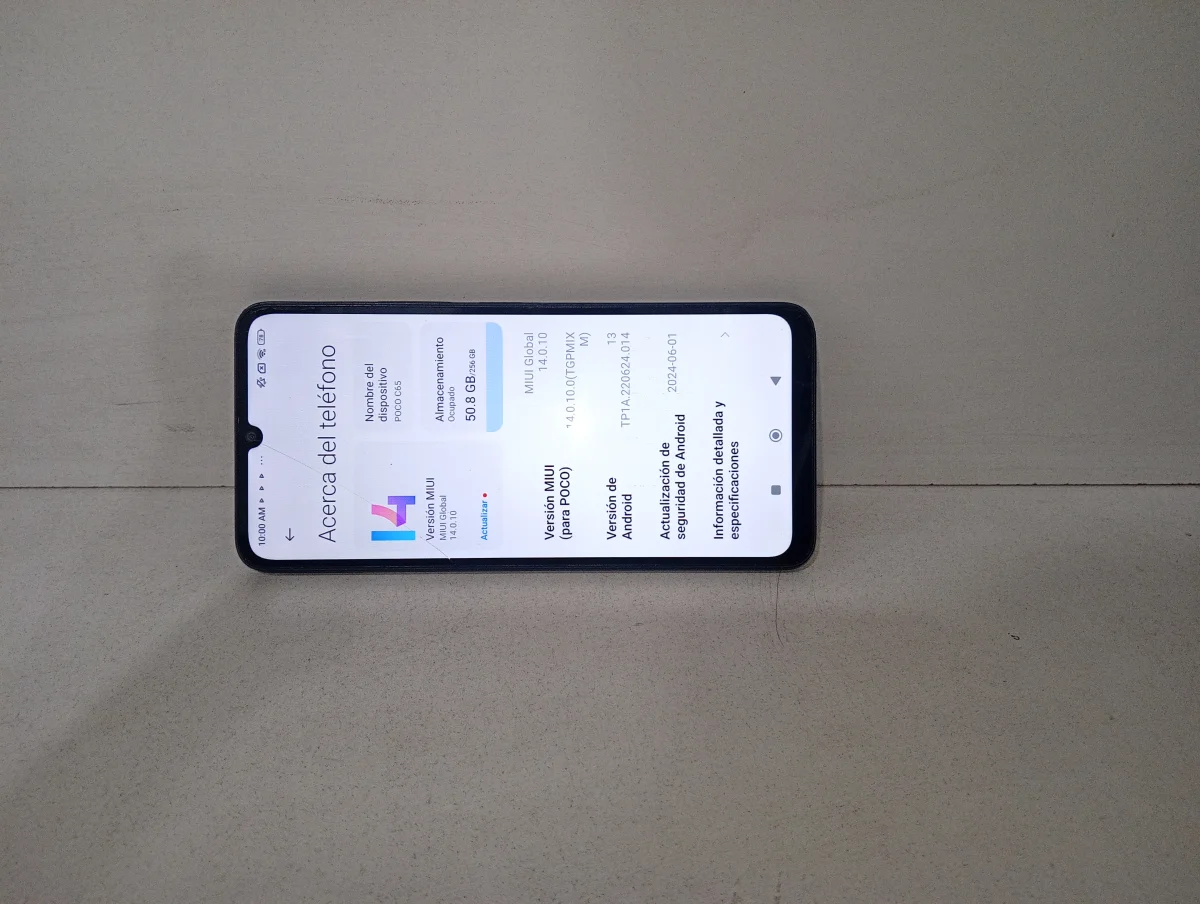 Foto 2 de Celular Marca Xiaomi Modelo Poco C65 Memoria Ram 6 Gb Almacenamiento Interno 256 Gb Acc No Tiene