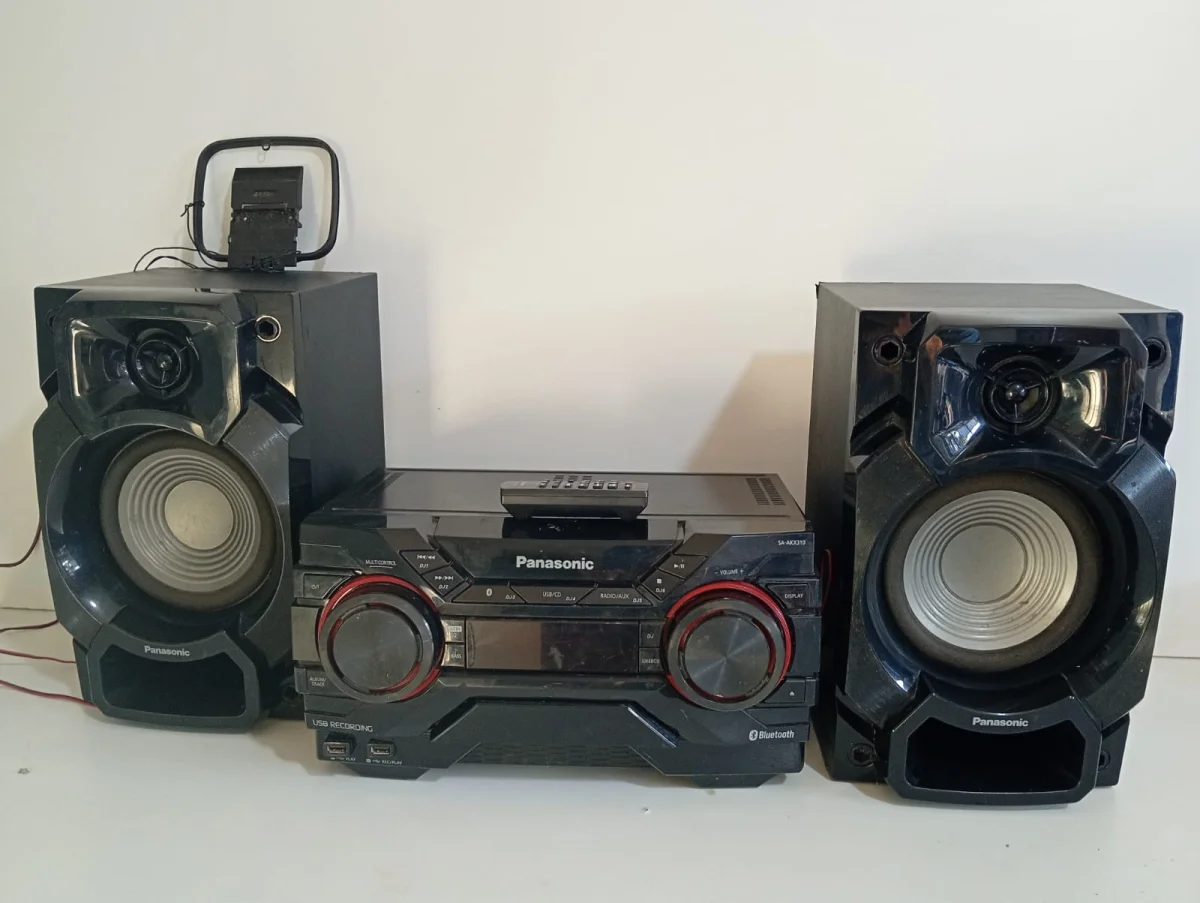 Equipo De Sonido Marca Panasonic Con Control Modelo Sa-Akx310 Usado En Buen Estado Acc Antena