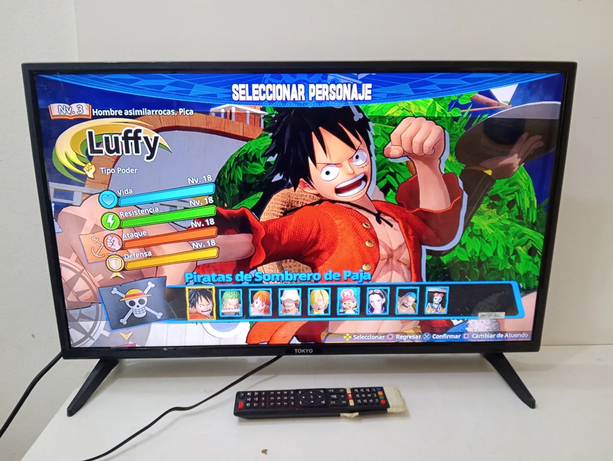 Televisor Led Smart De 32 '' Marca Tokyo Modelo Tvtokhd32sm Con Control Usado En Buen Estado Acc Patitas