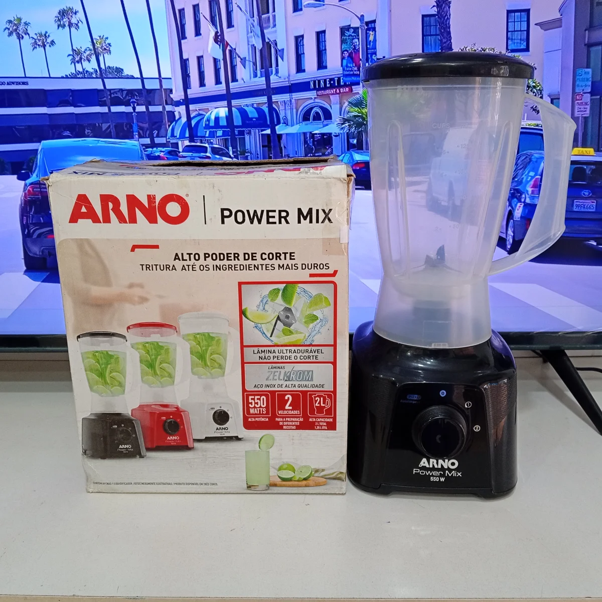 Licuadora Marca Arno Modelo Power Mix Velocidades Usado En Buen Estado Acc Jarra