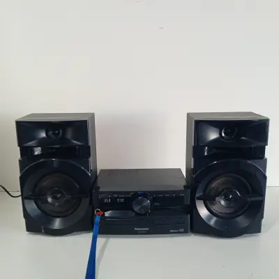 Mini Componente Marca Panasonic Modelo Sa-Akx100 Usado Con Desgaste Acc: 2 Parlantes Chico Comentario: Sin Control