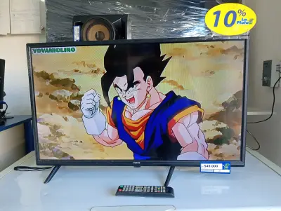 Televisor Led Convencional De 32 '' Marca Tokyo Modelo Tvtoksf32led-N Usado En Buen Estado Con Control Sin Caja Acc Con Dos Patitas De Pedestal