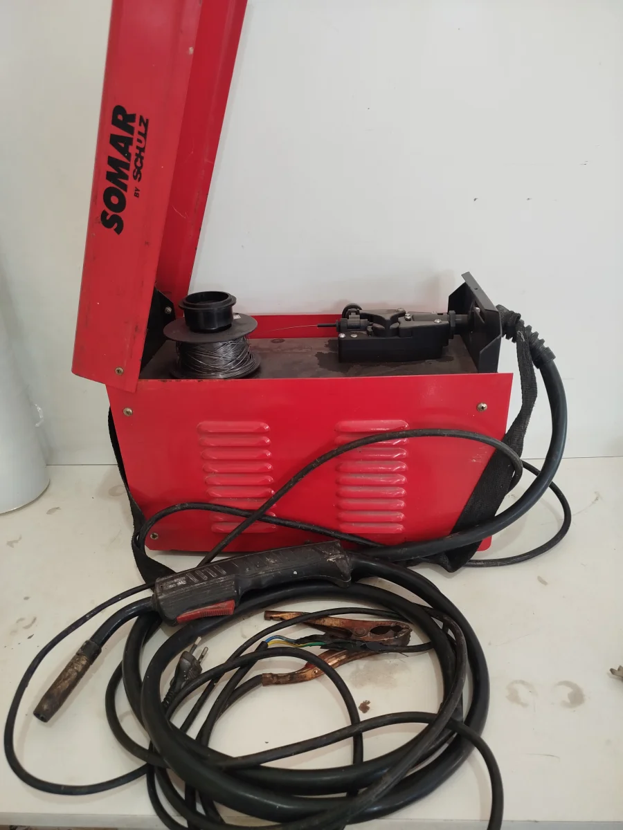 Soldador Marca Somar Modelo Msm120 Usado En Buen Estado Acc Con Torcha Y Rollo De AlambrePinza Negativo