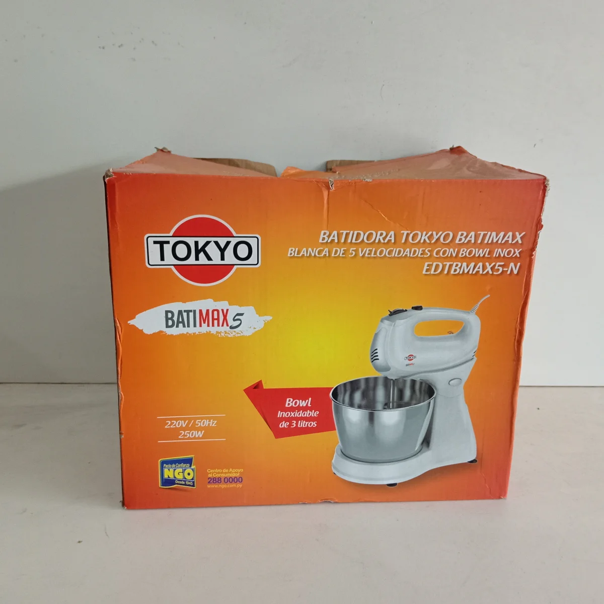 Batidora Marca Tokyo Modelo Edtbmax5-N Usado En Buen Estado Acc 2 BastidoresRecipienteCaja